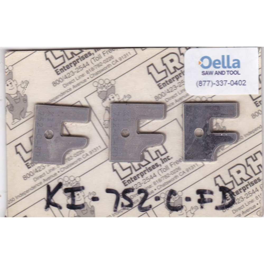 LRH KI-752-FD Universal Stile & Rail "Repeater Carbide Inserter Set"  6 piece